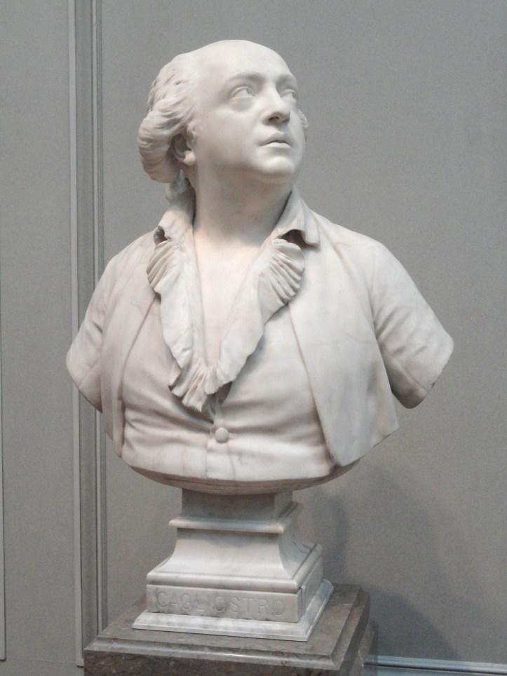 'Conte di Cagliostro', by Jean-Antoine Houdon, 1786